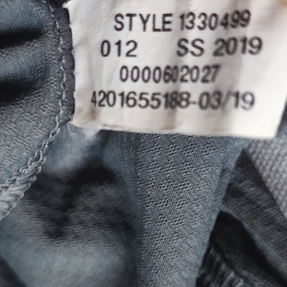 Under Armour Golf shirt men's size XL grey stripes pattern HeatGear loose fit - Picture 7 of 12